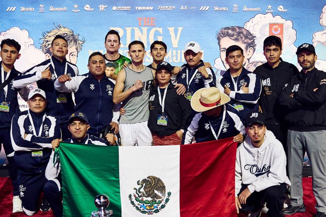 David Picasso looks to cause an upset against Naoya Inoue Credit: Matchroom 