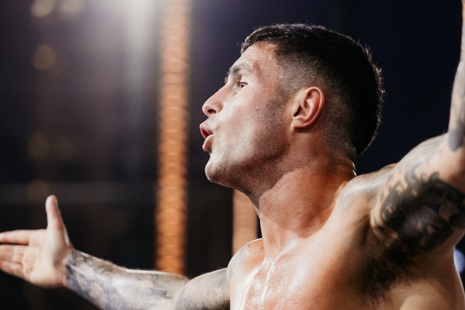 Joe Laws wants to make a big upset against Amir Anderson in his Misfits debut Credit: Misfits