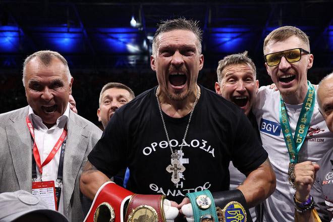 John fury claims he sees signs of ageing in Usyk's recent performances. Credit: Queensberry/ Leigh Dawney