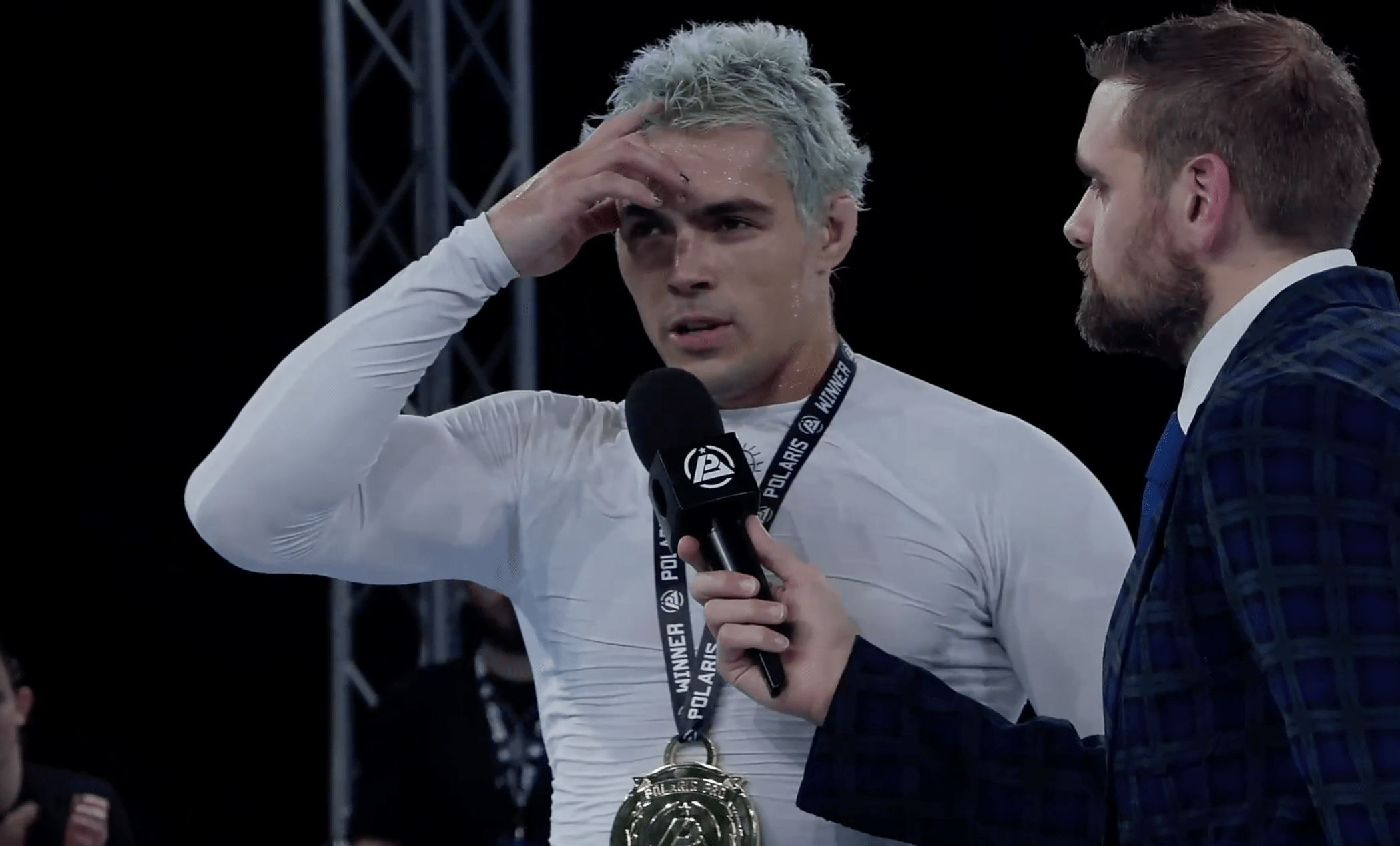 BJJ star Levi Jones-Leary won the Polaris middleweight title.