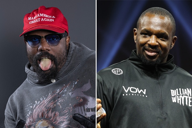 Chisora and Whyte looked set to fight for a third time but the fight is now 'dead' according to Frank Warren Credit: Matchroom/ Queensberry