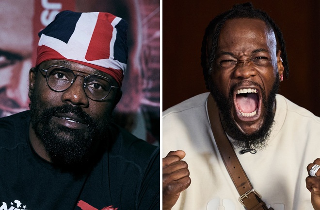 Derek Chisora says he will knock Deontay Wilder out Photo Credit: Mark Robinson Matchroom Boxing