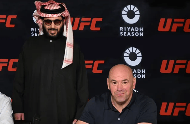 Alalshikh has partnered up with UFC boss Dana White (Photo Credit: Turki Alalshikh X)
