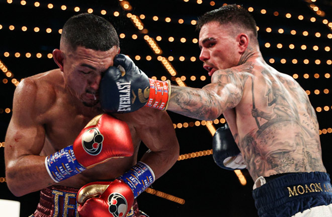 Kambosos defeated Lopez in 2021 Photo Credit: Ed Mulholland/Matchroom