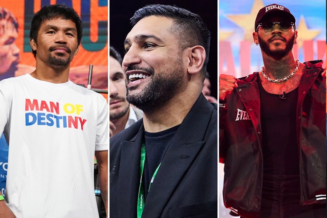 Amir Khan has predicted how he feels a possible clash between Manny Pacquiao and Conor Benn would go credit: Mark Robinson/ PBC