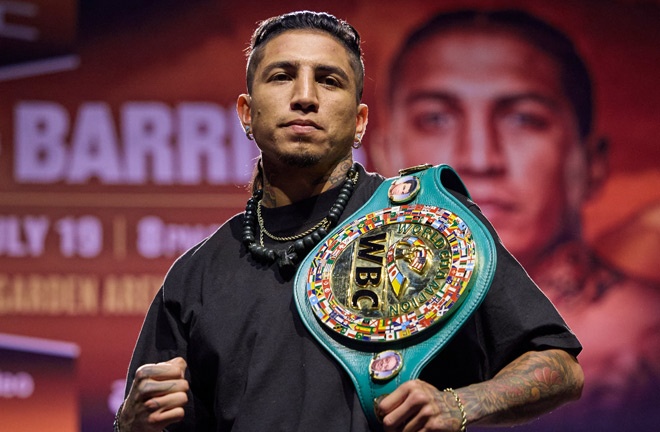 Barrios holds the WBC welterweight world title Photo Credit: Esther Lin/Premier Boxing Champions
