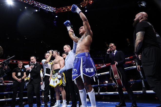 Fabio Wardley got the upset win over Joseph Parker Credit: Leigh Dawney/ Queensberry