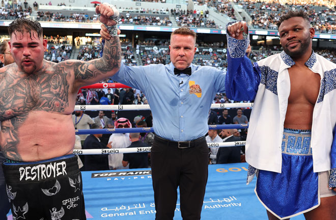 Ruiz hasn't fought since drawing with Miller in August 2024 Photo Credit: Mark Robinson/Matchroom Boxing