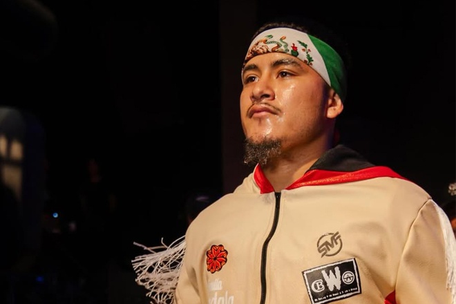 Cain Sandoval has a tough test on Friday. Credit: Instagram