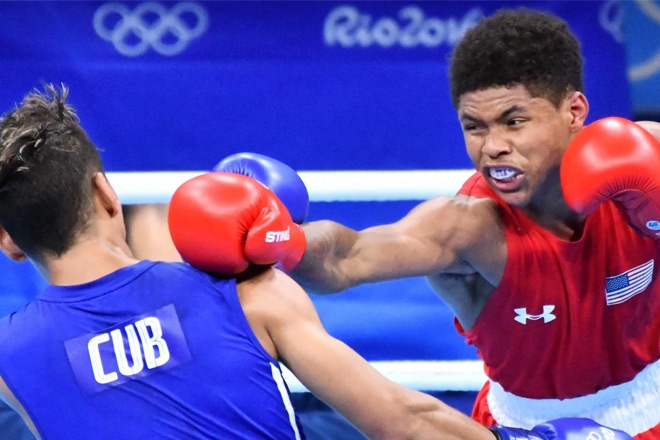 Shakur Stevenson starred at the Rio Olympic Games Credit: USA Sports Today