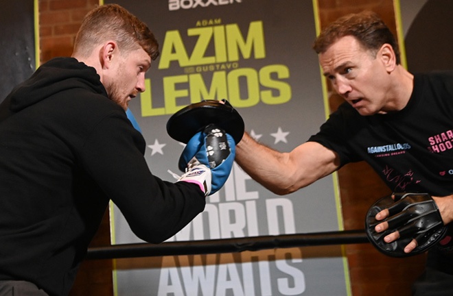 Sharp has joined forces with Mark Tibbs Photo Credit: Chris Dean/BOXXER