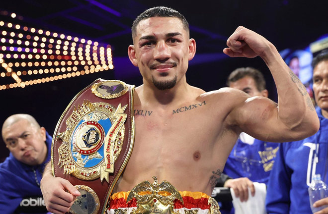 Teofimo Lopez is the WBO super lightweight champion Photo Credit: Mikey Williams/Top Rank
