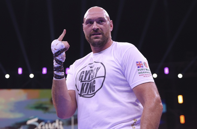 Tyson Fury has already been called out after announcing his return Photo Credit: Mikey Williams/Top Rank via Getty Images