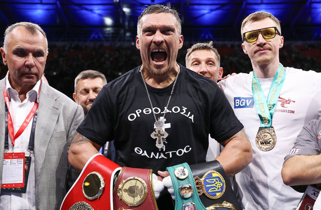 Usyk relinquished his WBO heavyweight world title Photo Credit: Leigh Dawney/Queensberry