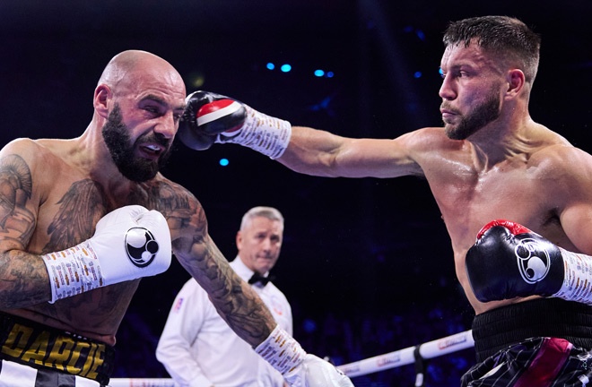 Walker overcame Ritson Photo Credit: Mark Robinson Matchroom Boxing