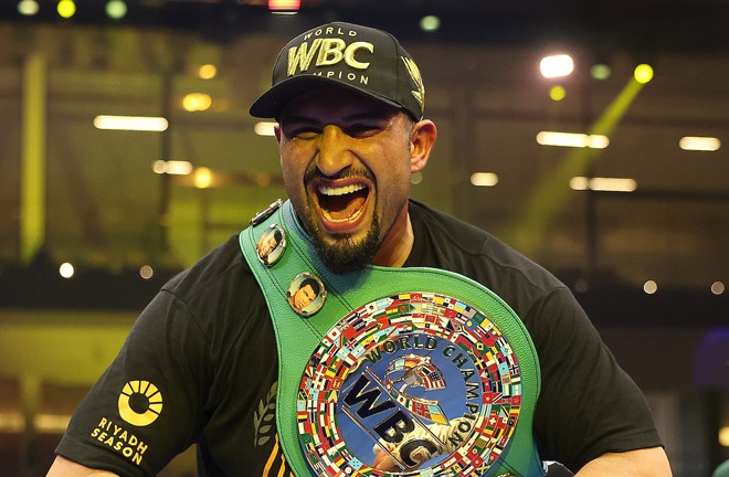 Kabayel defended his WBC interim heavyweight title against Damian Knyba on January 10 Photo Credit: Mark Robinson Matchroom Boxing