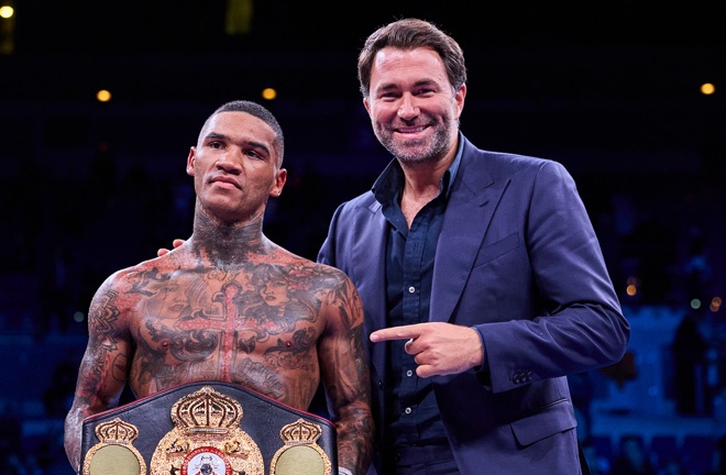 Hearn promoted Benn from his professional debut Photo Credit: Mark Robinson Matchroom Boxing