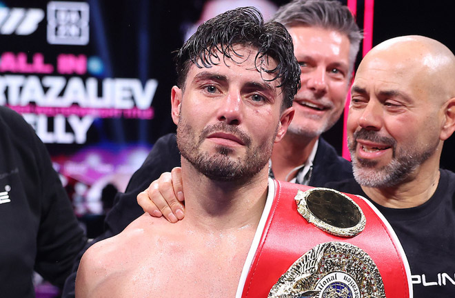 Josh Kelly is IBF world champion. Credit: Matchroom Boxing/ Mark Robinson