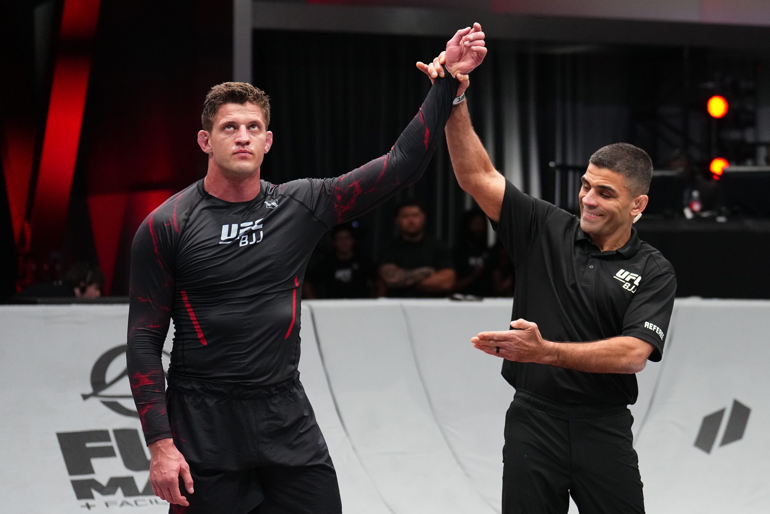 LAS VEGAS, NEVADA – FEBRUARY 12: Nicholas Meregali reacts after a victory against Nicholas Maglicic in a heavyweight match during the UFC BJJ 5 event at Meta APEX on February 12, 2026 in Las Vegas, Nevada. LAS VEGAS, NEVADA – FEBRUARY 12: Nicholas Meregali reacts after a victory against Nicholas Maglicic in a heavyweight match during the UFC BJJ 5 event at Meta APEX on February 12, 2026 in Las Vegas, Nevada.