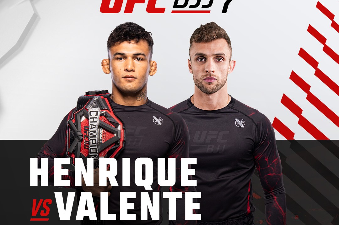 UFC BJJ 7 poster Carlos Henrique vs Valente