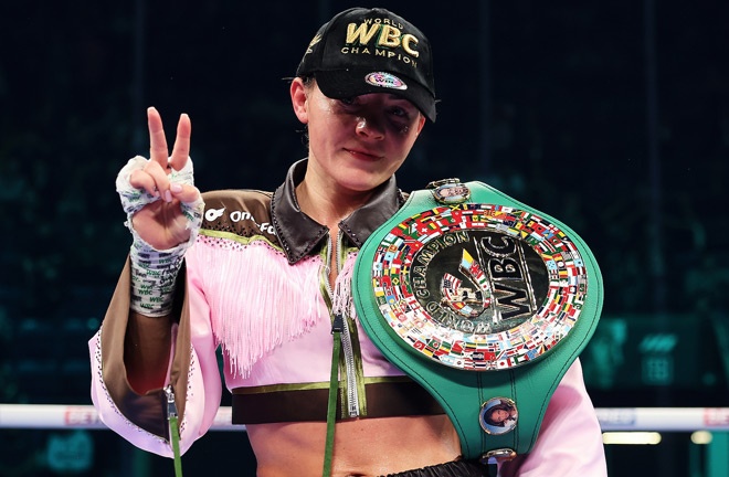 Ryan won the WBC super lightweight world title Photo Credit: Mark Robinson Matchroom Boxing