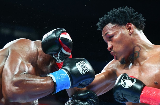 Euri Cedeno was a points victor in Puerto Rico. Credit: Top Rank/ Mikey Williams