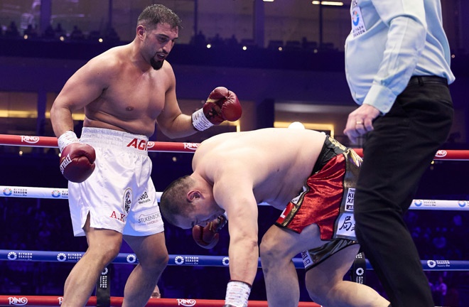 Zhang has not fought since losing to Kabayel last February Photo Credit: Mark Robinson Matchroom Boxing