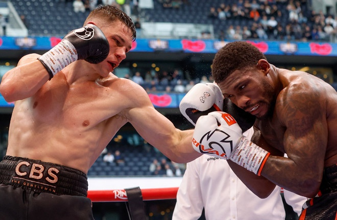 Glanton was beaten by Billam-Smith in April Photo Credit: Lawrence Lustig/BOXXER